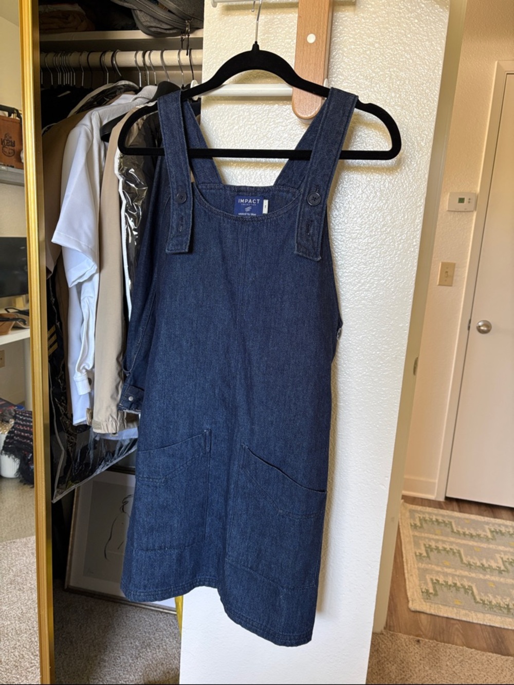 United By Blue Dark Blue Denim Pinafore